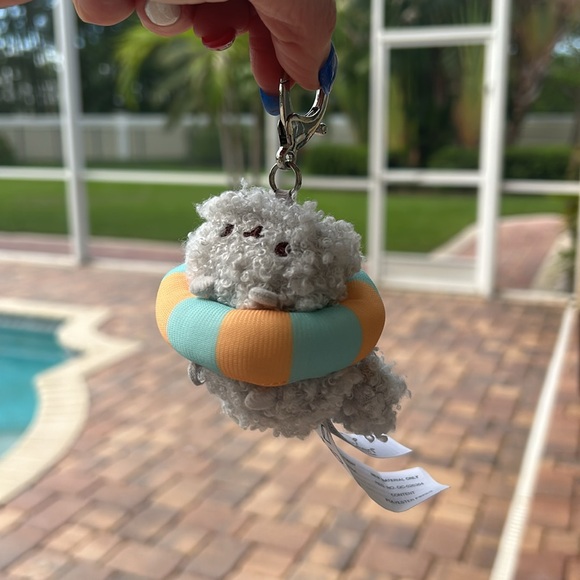 PUSHEEN BLIND BOX SERIES 10 Stormy in teal yellow tube/raft Like New Plush Gund - Picture 6 of 14